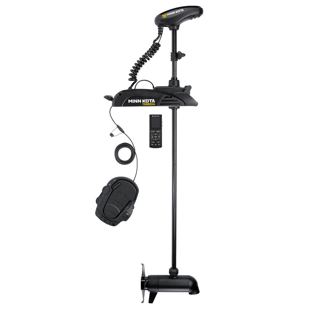 MINN KOTA TERROVA® 112 TROLLING MOTOR W/WIRELESS REMOTE - DS CHIRP - 36v -72”