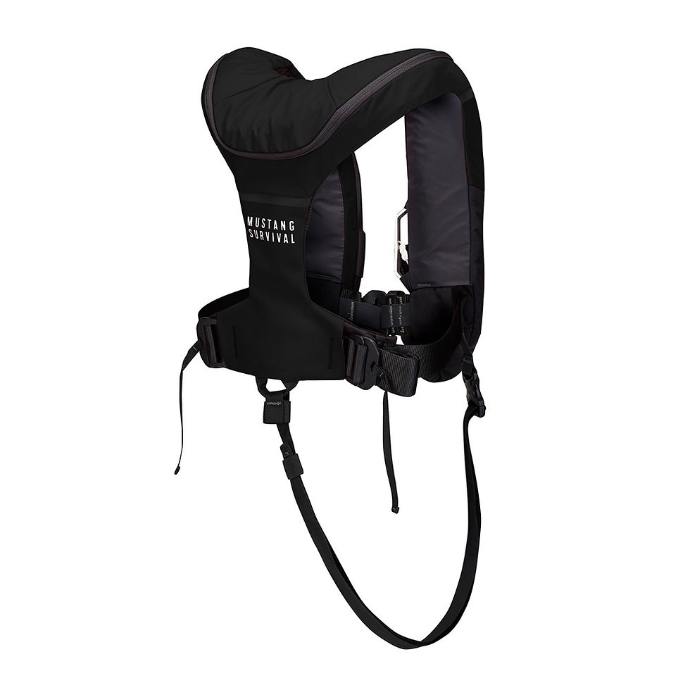 Thumbnail: MUSTANG ELITE 190 OFFSHORE INFLATABLE PFD - BLACK