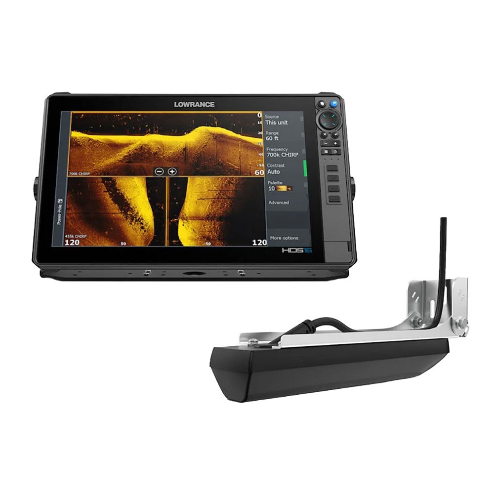 LOWRANCE HDS PRO 16 - W/ PRELOADED C-MAP DISCOVER ONBOARD & ACTIVE IMAGING HD TR