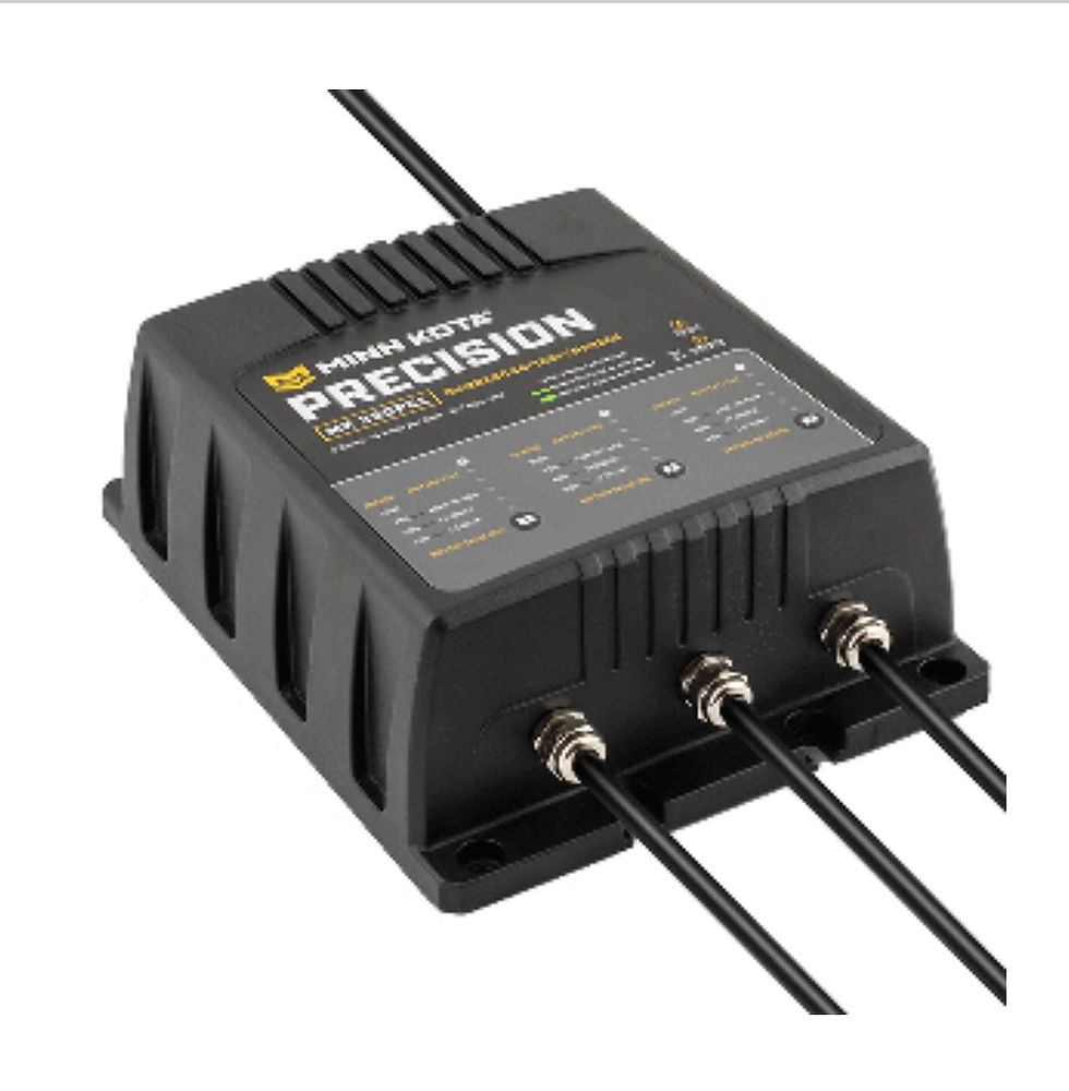 Thumbnail: MINN KOTA ON-BOARD PRECISION CHARGER MK-330 PCL 3 BANK X 10 AMP LI OPTIMIZED CHA