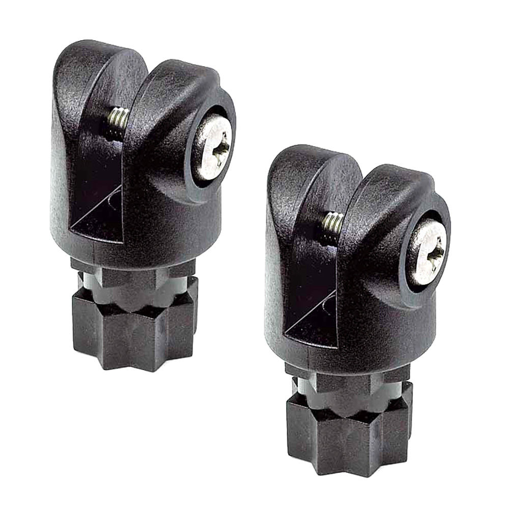 RAILBLAZA CLEVIS/BIMINI SUPPORT PAIR - BLACK