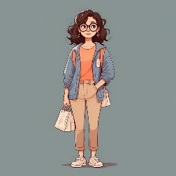 une jeune femme qui fais ses courses
