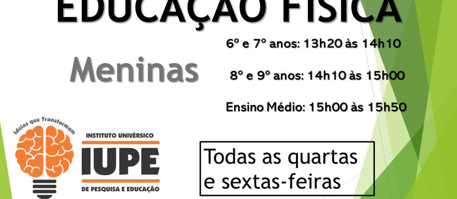 Educação Física - meninas