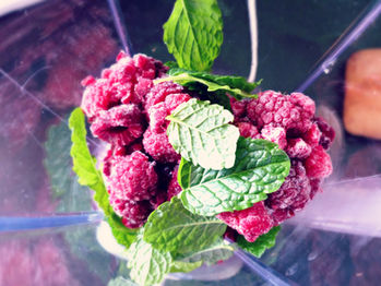 Smoothie rafraîchissant Framboise et Menthe