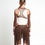 Thumbnail: Mesh Harness Bolero lace up sleeves with front link