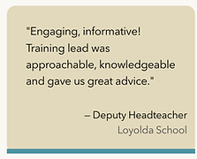 Engaging, informative! Training lead was approachable, knowledgeable and gave us great adv