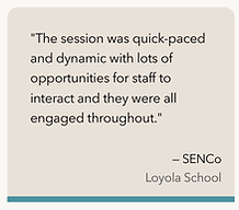 Engaging, informative! Training lead was approachable, knowledgeable and gave us great adv