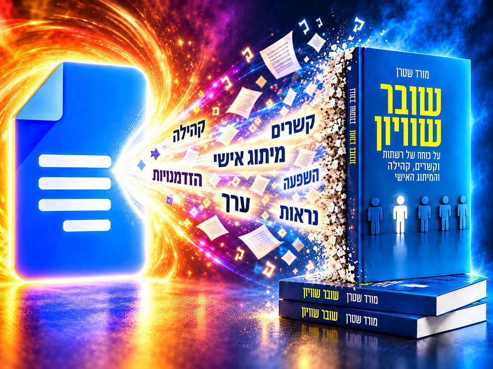 המדריך למיתוג אישי, ניהול קהילות ויצירת קשרים - מורד שטרן