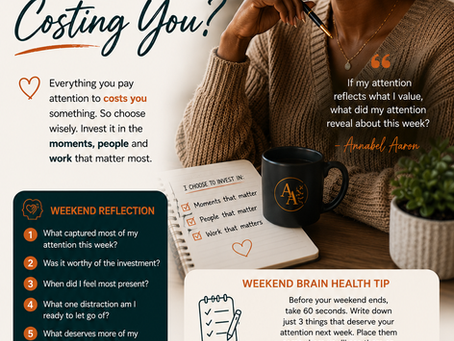 What Has Your Attention Been Teaching You This Week?