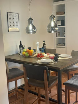 Kitchen and dining table