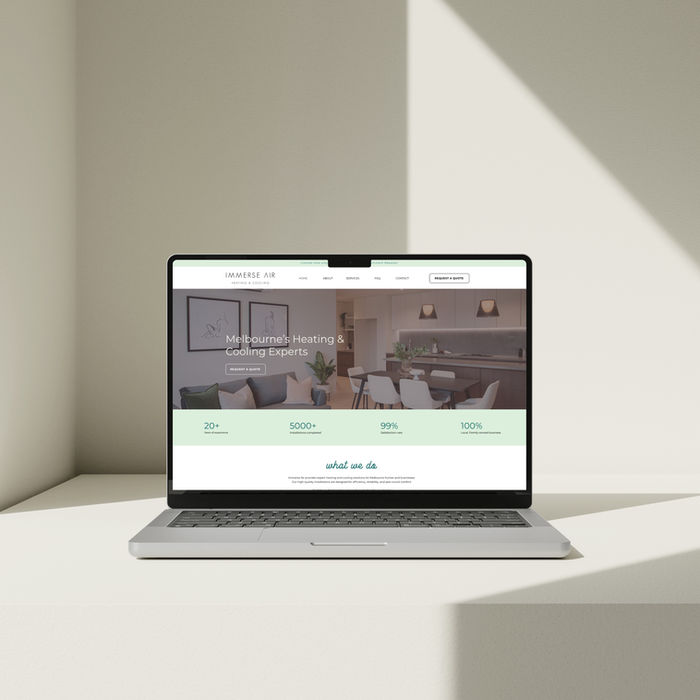 Custom Wix Studio website design by CC Creative Studio Melbourne