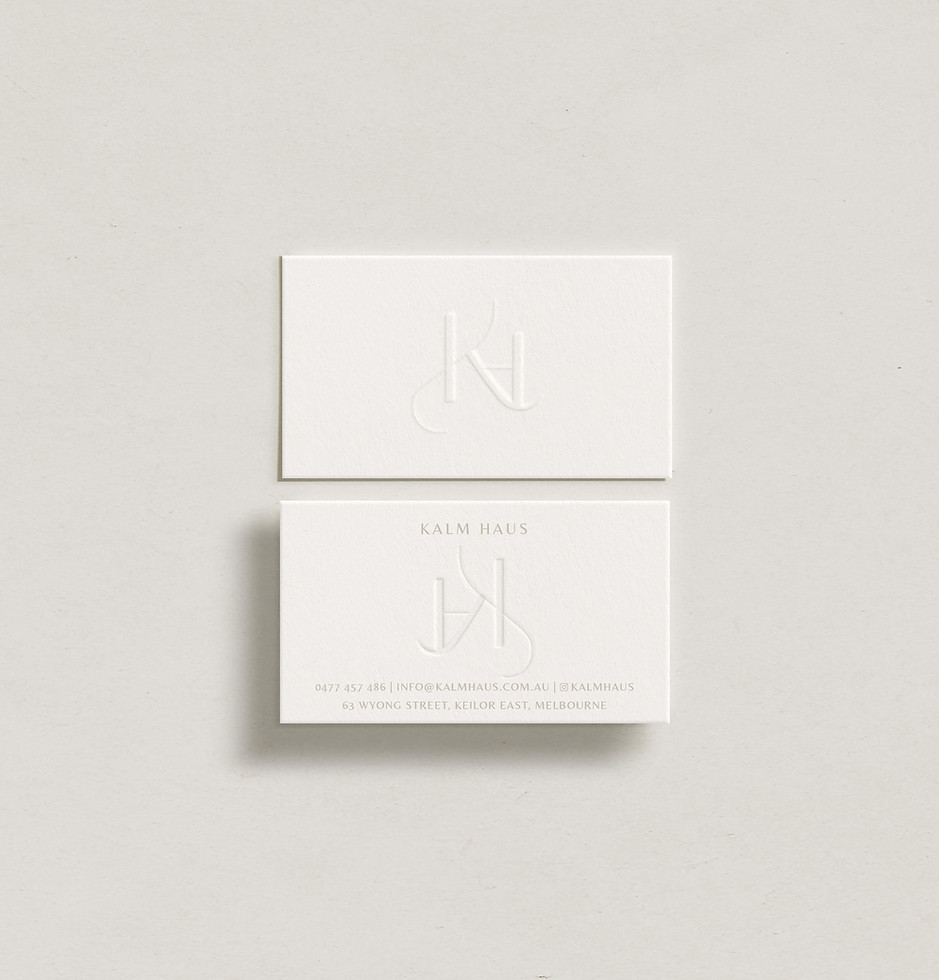 Luxury print design and premium business stationery