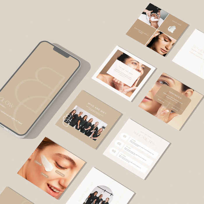 Branded social media content designed by CC Creative Studio