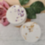 Bath Bomb Subscription, showing two unique bath bombs