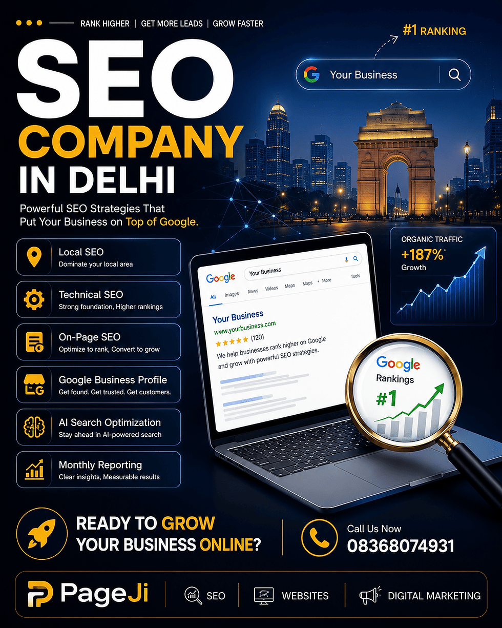 SEO Company in Delhi: The Complete Guide