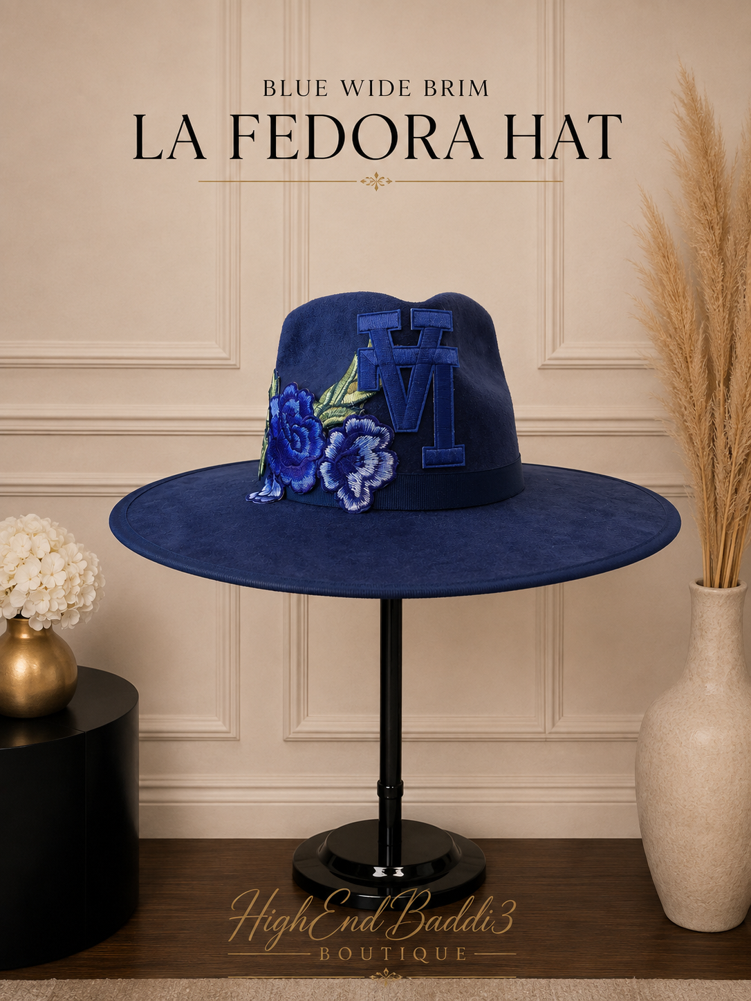 LA Blue Fedora