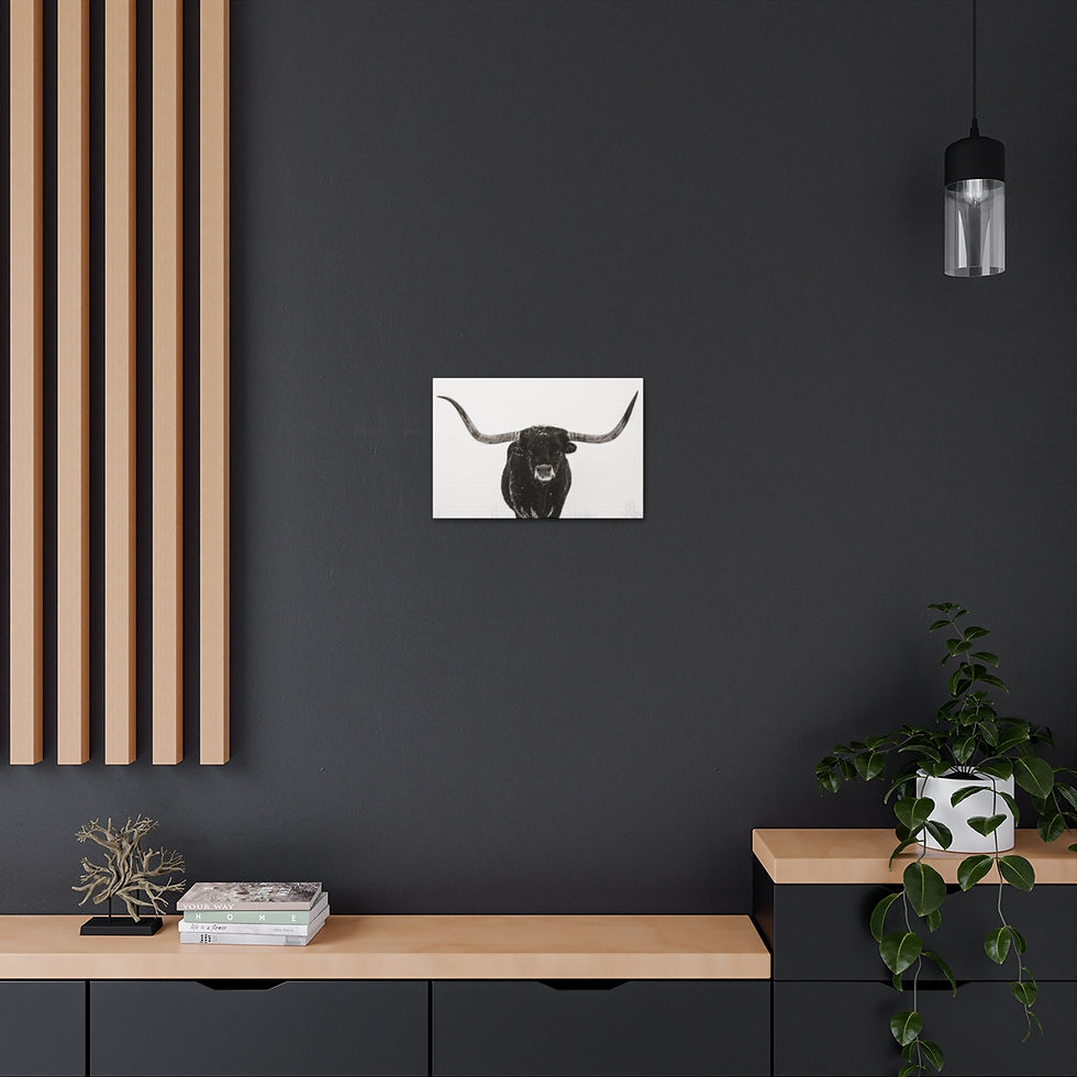 Thumbnail: Jango Black and White Canvas Gallery Wraps
