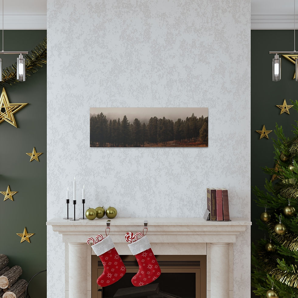 Thumbnail: Tree Fog Canvas Gallery Wraps