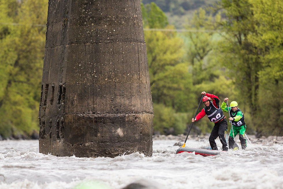 The bridge move in the SUP Cross