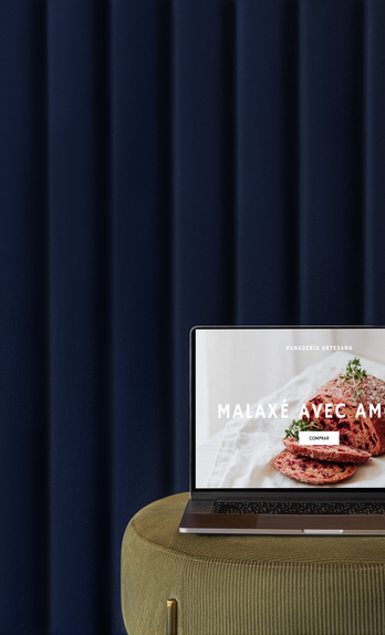 Diseño web minimalista para una panadería artesanal 