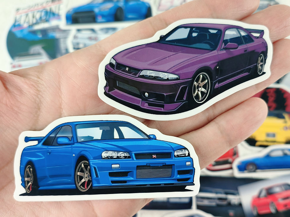 Thumbnail: Nissan Skyline KPGC10 Hakosuka R31 GTR32 GTR33 GTR34 GTR35 Vinyl Stickers