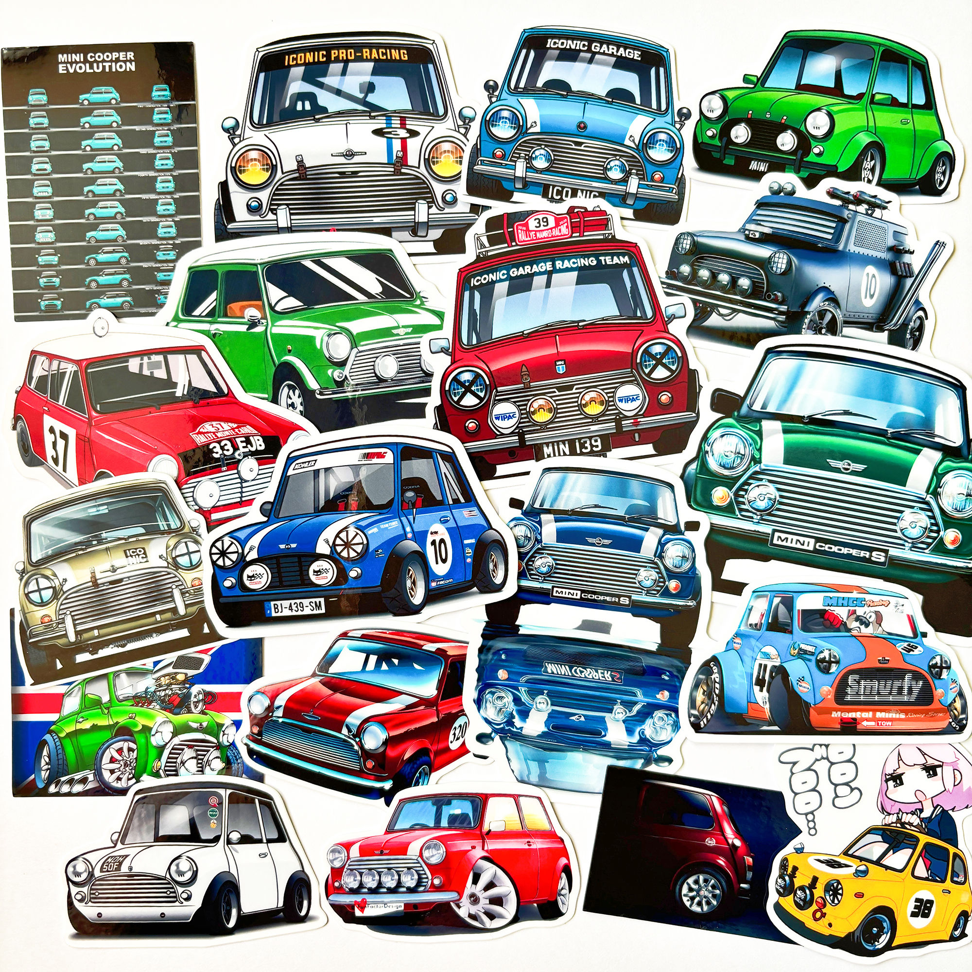 Classic British MINI Cooper Rover Austin Mini Legend Classic Vinyl Stickers