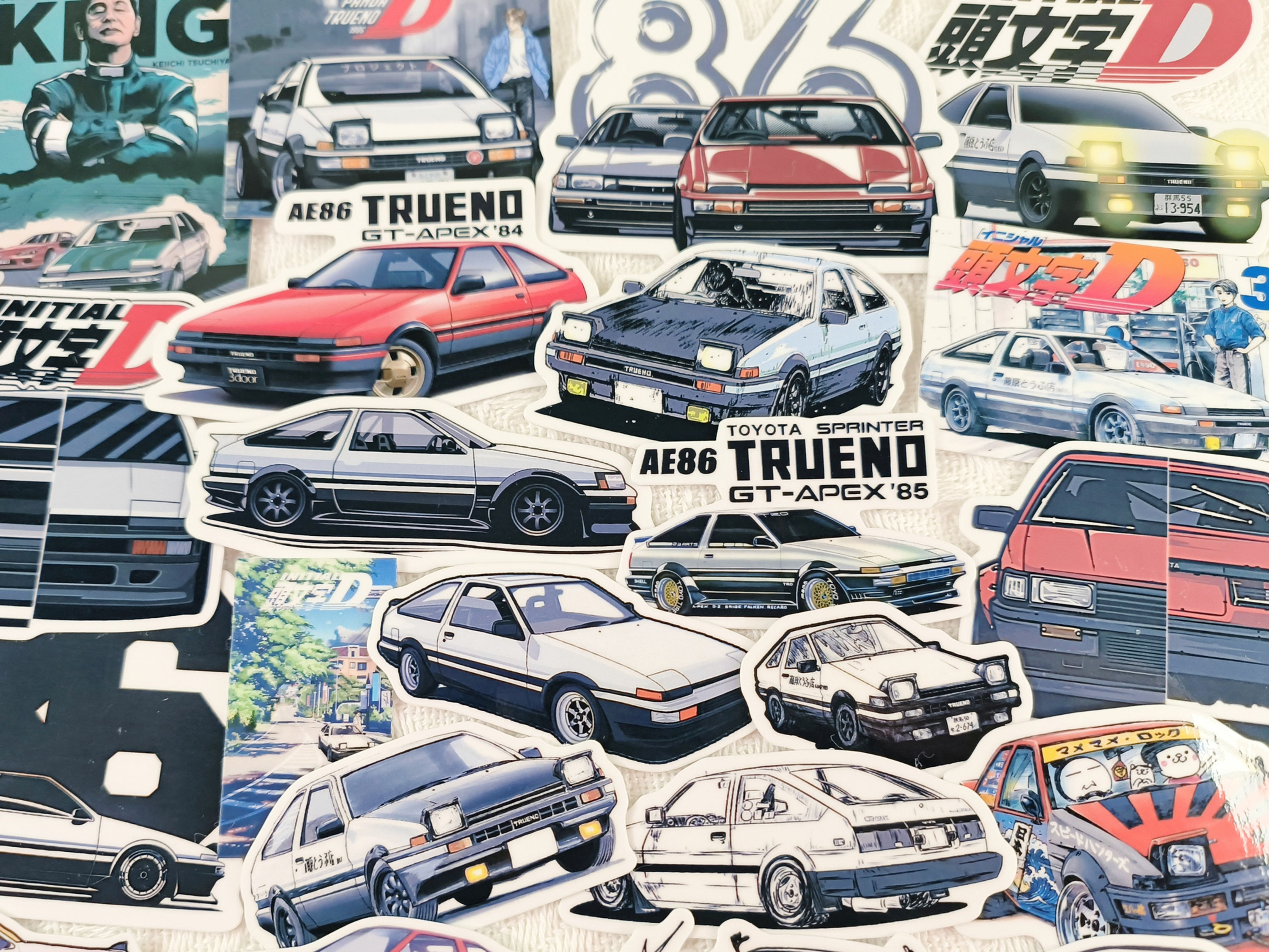 Toyota Corolla AE86 Trueno Levin JDM Drift Legend Vinyl Stickers
