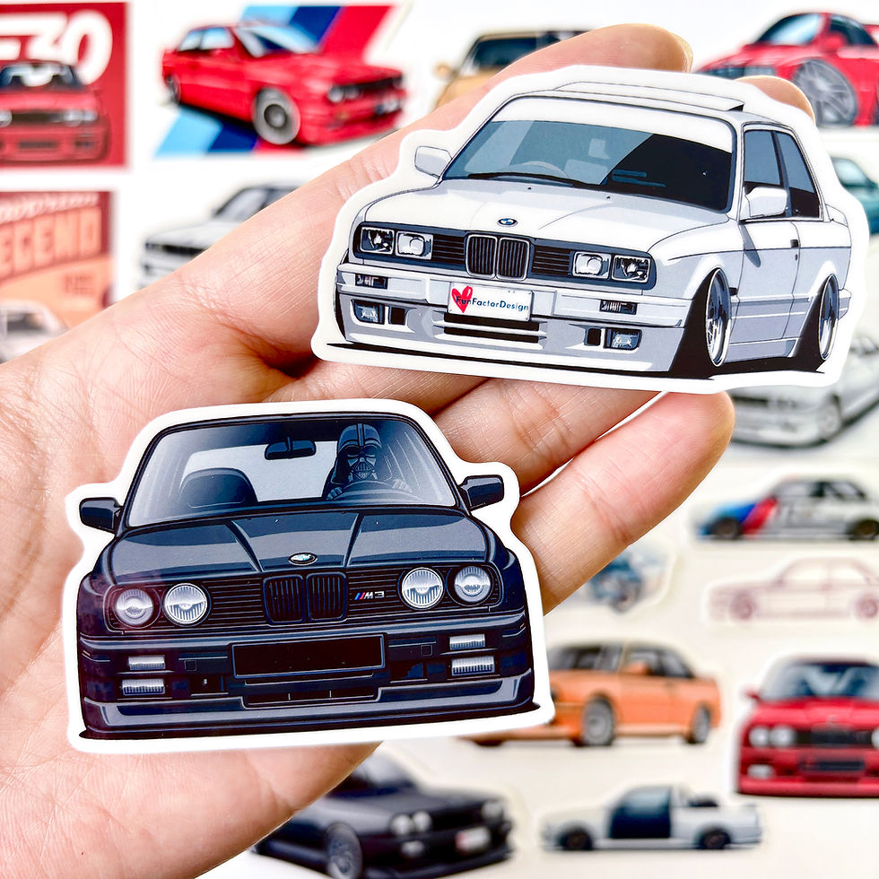 Thumbnail: BMW E30 M3 Vinyl Stickers