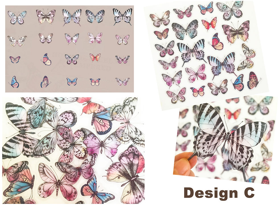 Thumbnail: 40pcs Colorful Butterfly Stickers, Journal and Planner Stickers