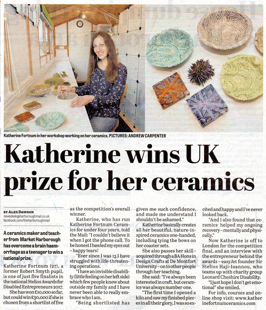 The Harborough Mail newspaper Article