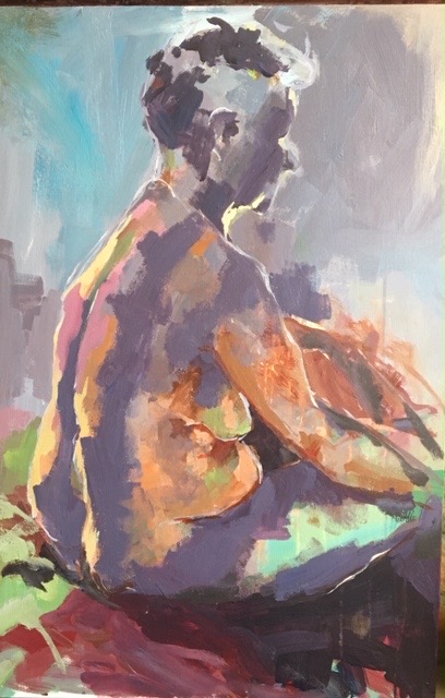 'Figure with Green Leg'
