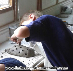 Hedgehog pencil holder