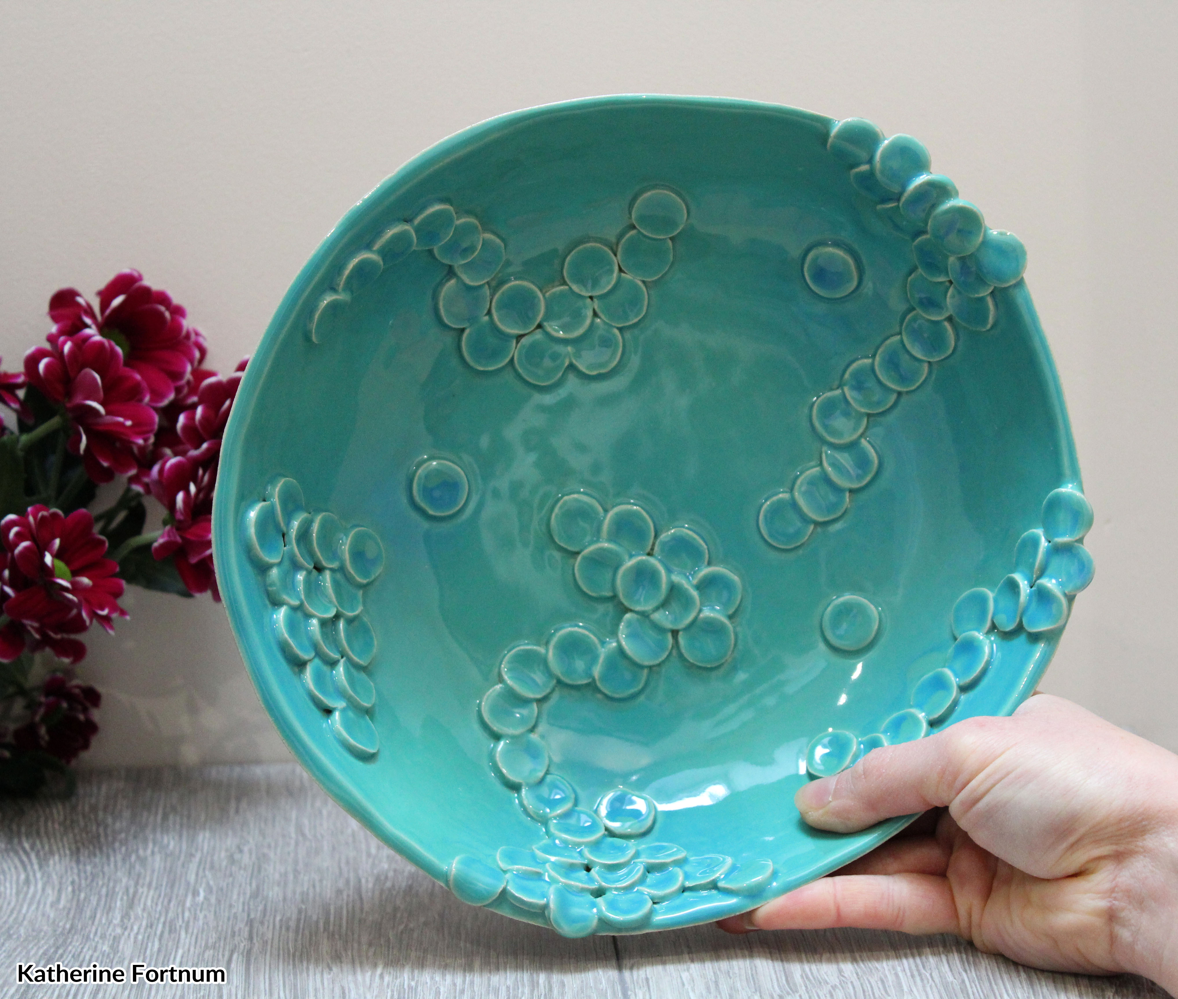 Fruit bowl aqua natural