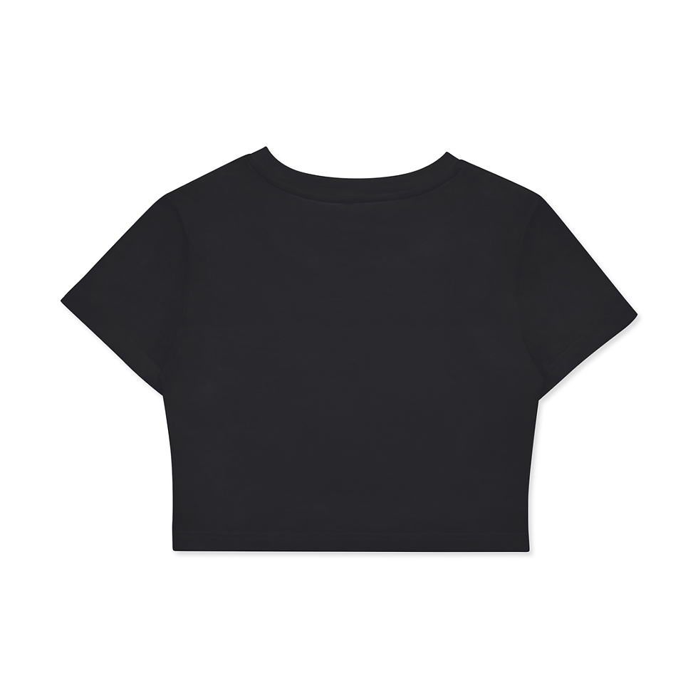 Thumbnail: Fitted Crop Cotton T-Shirt