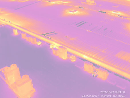Thermographie par drone