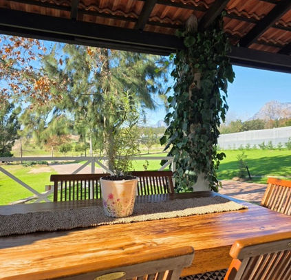 Mon Reve Estate Accommodation cottages - patio