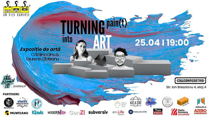 🎨 Turning Pain(t) into Art — Expoziție