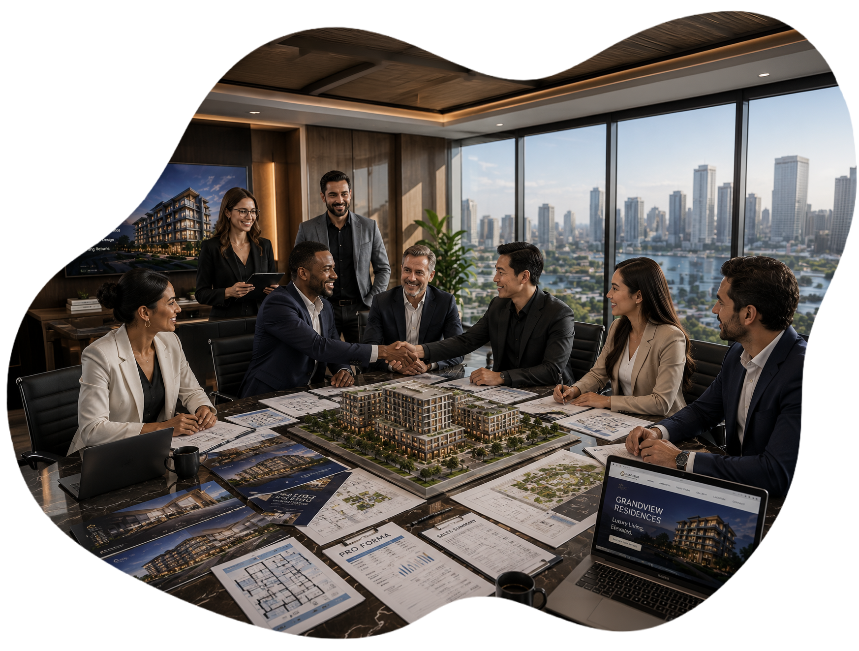 Preconstruction real estate development visualization