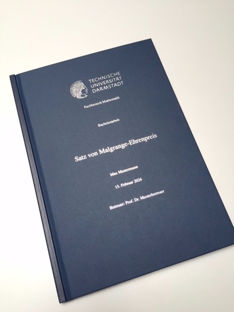 Dissertation druck