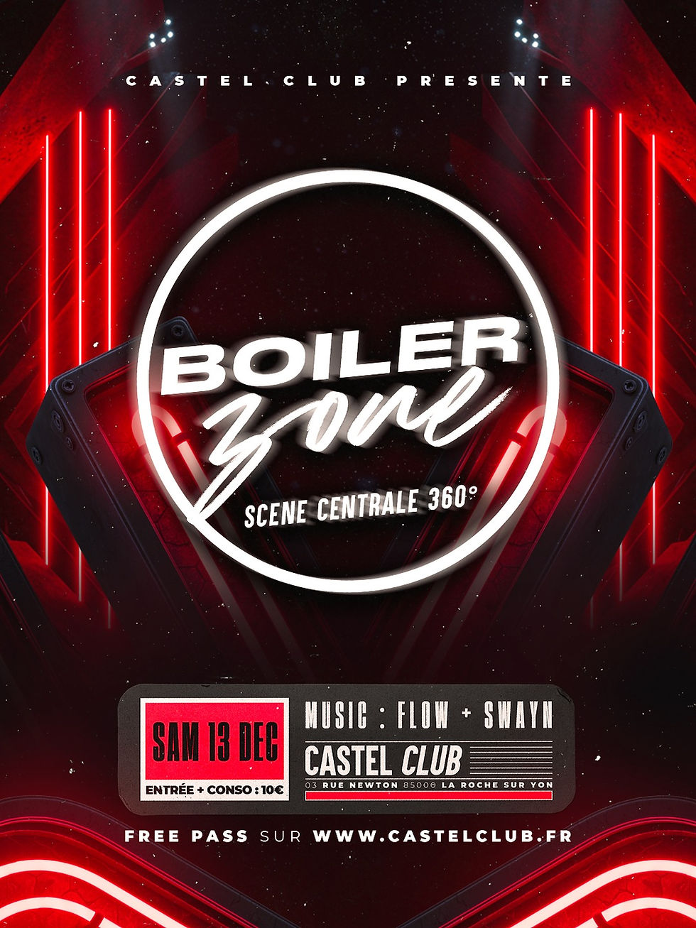 BOILER ZONE - SAM 13 DECEMBRE