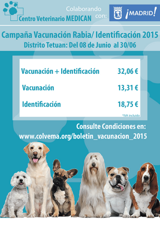 Campaña de vacunación rabica 2015
