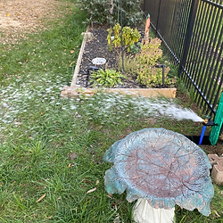 Spigot for raised flower bed backyard in Noblesville, IN