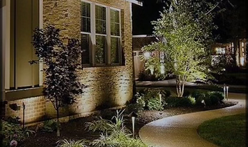 Completed Lighting job test after installation.