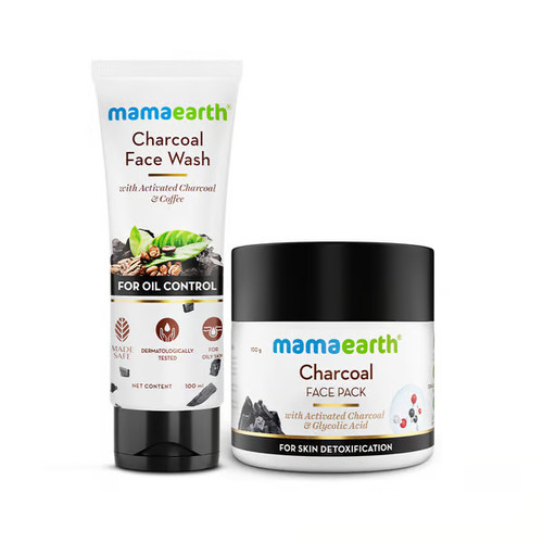Charcoal Face Wash for Oil Control Mamaearth Face Wash