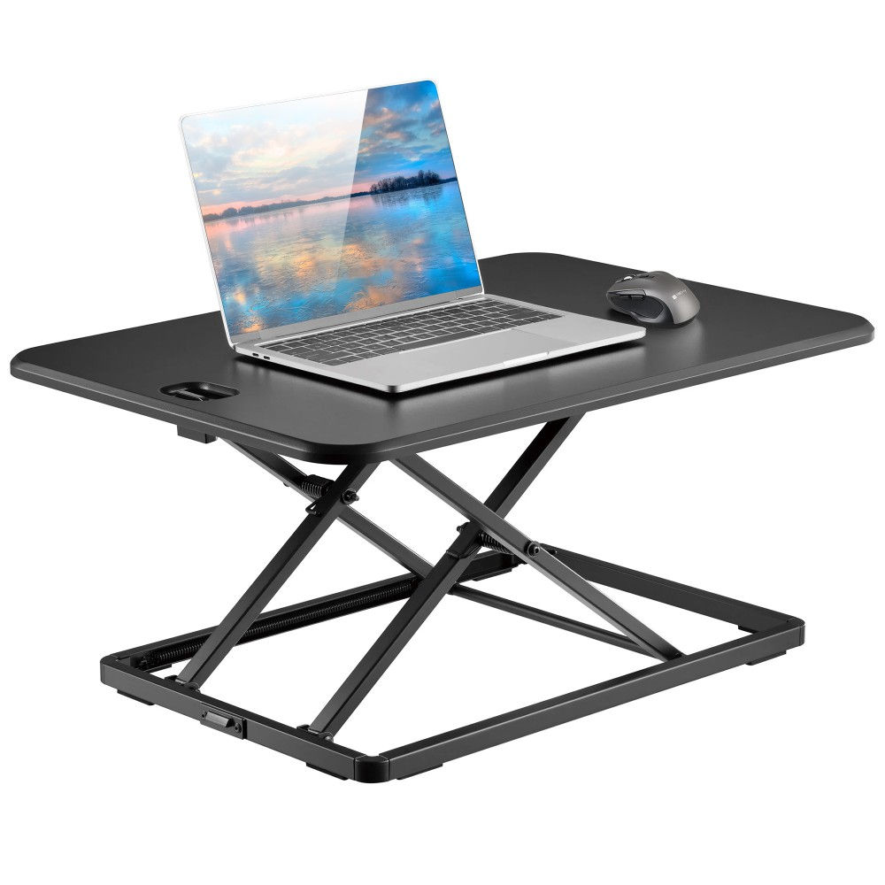 Techly Standing Desk Converter Sit Stand Workstation Ultra Slim Height Adjustabl