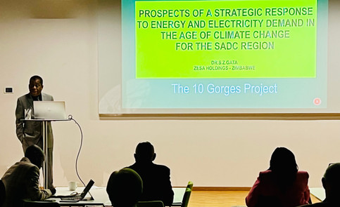 Dr. S Gata of ZESA Holdings visits Sweden.