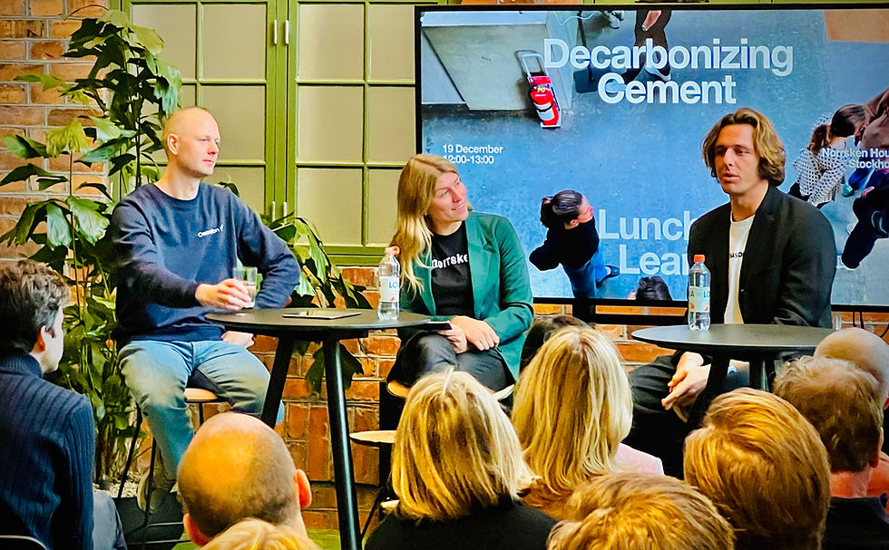 Decarbonizing Cement At Norrsken House, Stockholm