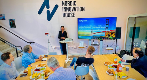 Nordic Impact Week Silicon Valley 2025 Launches at Nordic Innovation House in Palo Alto, California.
