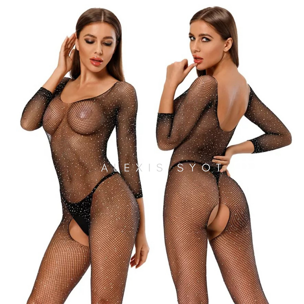 Open Crotch Sequence One Piece