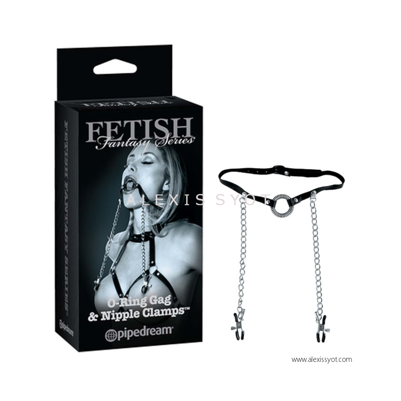 Oh Ball Gag & Nipple Clamp Set